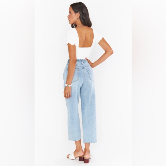 Show Me Your Mumu Sedona Straight Jean in Blue Haze - Picture 4 of 11